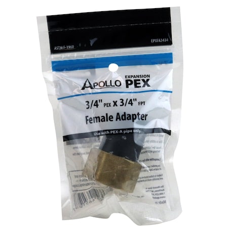 Apollo 3/4 in. Brass PEX-A Barb x 3/4 in. FNPT Female Adapter EPXFA3434